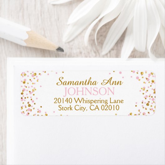 Glitzer und Rosa Punkte Sprinklen (Insitu)