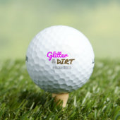 Glitzer und schmutzige Mama beider Muttergottes Golfball (Insitu T-Shirt)
