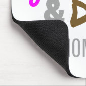 Glitzer und schmutzige Mama beider Muttergottes Mousepad (Ecke)