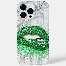 Glitzer und Sexuelle Lippen Case-Mate iPhone 14 Pro Max Hülle