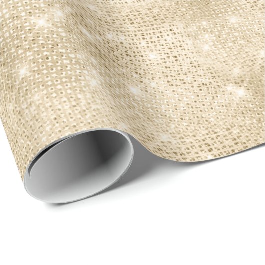 Glitzer und Shine Gold ID671 Geschenkpapier (Rolleneckpunkt)