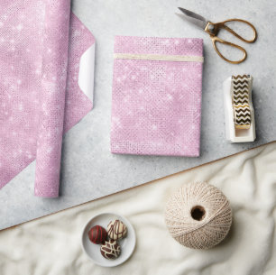 Glitzer und Shine Pink ID671 Geschenkpapier