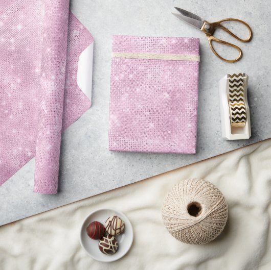 Glitzer und Shine Pink ID671 Geschenkpapier (Kunsthandwerk)