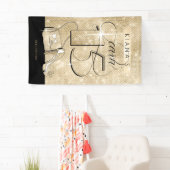 Glitzer und Shine Quinceanera Black/Gold Vrt ID701 Banner (Insitu)