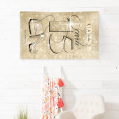 Glitzer und Shine Quinceanera Gold Vert ID701 Banner (Insitu)