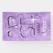 Glitzer und Shine Quinceanera Violet Vert ID701 Banner (Horizontal)