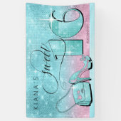 Glitzer und Shine Sweet 16 Aquamarin/Pink Hor ID67 Banner (Vertikal)