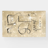 Glitzer und Shine Sweet 16 Gold Vert ID675 Banner (Horizontal)