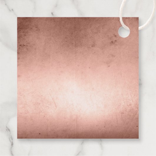 Glitzer und Shine Sweet 16 Rose Gold ID675 Geschenkanhänger (Rückseite)