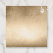 Glitzer und Shine Sweet 16 V2 Black/Gold ID675 Geschenkanhänger (Rückseite)