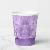 Glitzer und Shine Sweet 16 V2 Violet ID675 Pappbecher (Rechts)