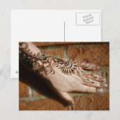 Glitzer und Steine Postkarte (Vorne/Hinten)