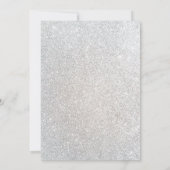 Glitzer und Streifen-Abschluss-Party Einladungen (Rückseite)