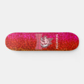 Glitzer Unicorn Skateboard (Horizontal)