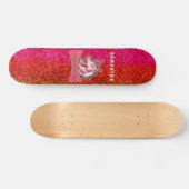 Glitzer Unicorn Skateboard (Horizontal)