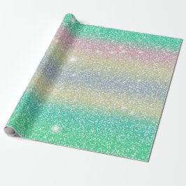 Glitzer Unicorn Textur Geschenkpapier