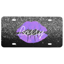 Glitzer Universe Girl Lippen Lila