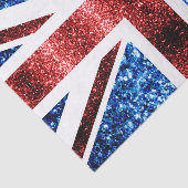 GLITZER unter der Flagge des Vereinigten Königreic Seidenpapier (Ausschnitt)