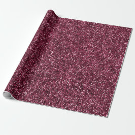 Glitzer Urban Metallic Burgundy Beet Bordeaux Geschenkpapier