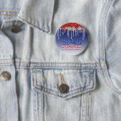 GLITZER US Flagge Button (Beispiel)