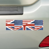 Glitzer usa uk autoaufkleber (Auf Auto)