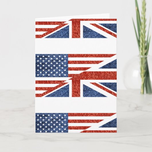 Glitzer usa uk karte (Vorderseite)