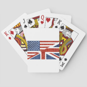 Glitzer usa uk spielkarten