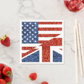 Glitzer usa uuuk Papierservietten (Beispiel)