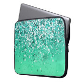 Glitzer-Veränderungen I Laptopschutzhülle (Vorderseite Links)