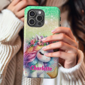 Glitzer vereint magischen Stern iPhone Hülle