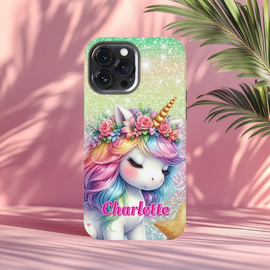 Glitzer vereint magischen Stern iPhone Hülle