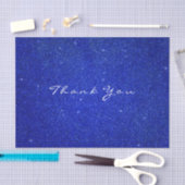 Glitzer Vielen Dank Cobalt Blue Spark Bridal Seidenpapier (Handwerk)