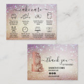 Glitzer Vielen Dank, dass Sie die Anleitung zur Ca Visitenkarte (Vorne/Hinten)