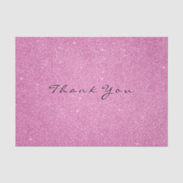 Glitzer Vielen Dank Fuchsia Pink Rose Gefallen Wei Seidenpapier