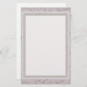 Glitzer Vintag Look Briefpapier (Vorne/Hinten)