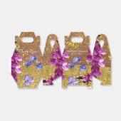 Glitzer Violets Moderne Gastgeschenk Hochzeit Geschenkschachtel (Ungefaltet)