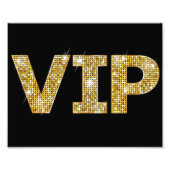 Glitzer VIP Fotodruck (Vorne)