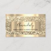 Glitzer VIP Gold Frame Event Planner Luminy Visitenkarte (Vorderseite)