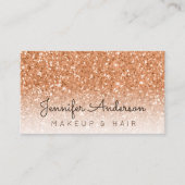 Glitzer Visitenkarte (Vorderseite)