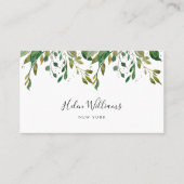 Glitzer Visitenkarte (Vorderseite)