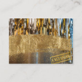 Glitzer Visitenkarte (Rückseite)