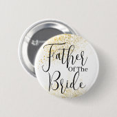Glitzer von Bride Button (Vorne & Hinten)