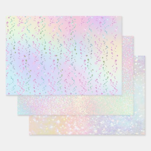 Glitzer von Imitaten Geschenkpapier Set (Set)
