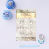 Glitzer Wasserfarbe und Fohlen Preisliste Flyer (Einzeln)