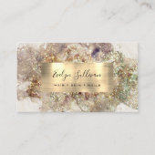 Glitzer Wasserfarbe und Fohlen Visitenkarte (Vorderseite)