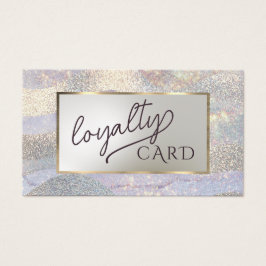 Glitzer Wasserfarbe Wellen Loyalität Karte