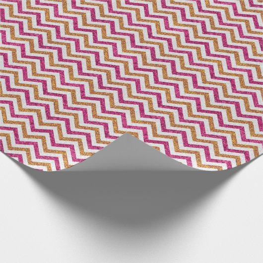 Glitzer Wave Weihnachtsgeschenk Verpackung Geschenkpapier (Ecke)