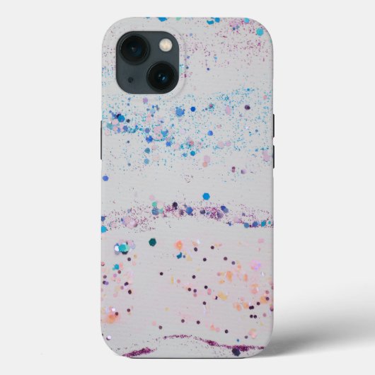 Glitzer Waves Glam 1 (Imitat Glitzer) Case-Mate iPhone Hülle (Rückseite)
