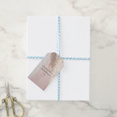 GLITZER WEDD BRAUTPARTY GIFT TAGS GESCHENKANHÄNGER (Mit Garn)
