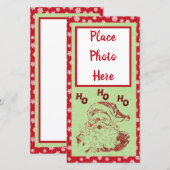 Glitzer Weihnachts-Weihnachtskarte Feiertagskarte (Vorne/Hinten)